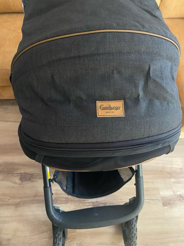 Carro bebé Emmaljunga negro poco usado poco usado