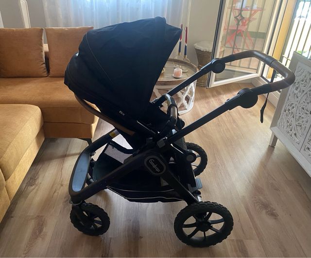 Carro bebé Emmaljunga negro poco usado poco usado