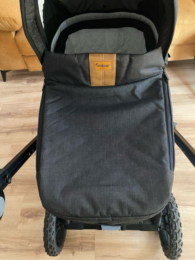 Carro bebé Emmaljunga negro poco usado poco usado