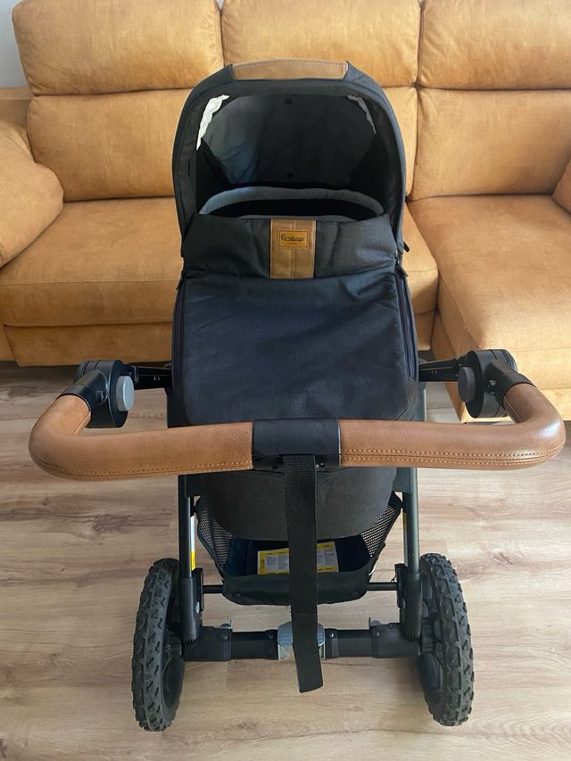 Carro bebé Emmaljunga negro poco usado poco usado
