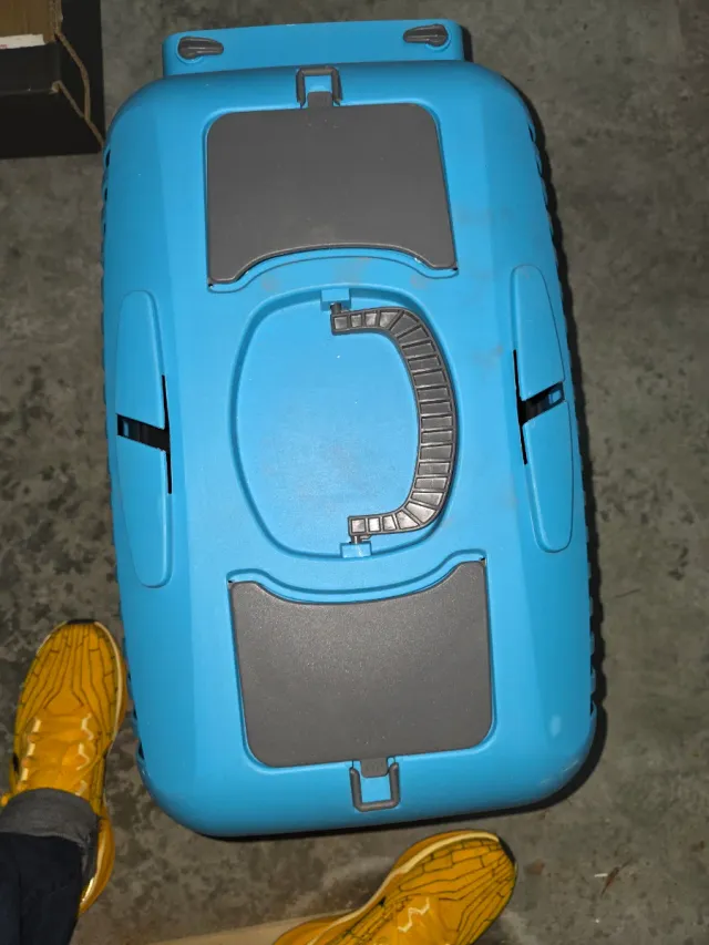 Transportín para mascotas azul