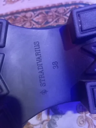 Zapatos negros plataforma talla 38