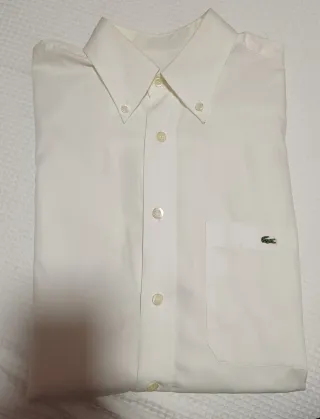 Camisa Lacoste Blanca Talla L