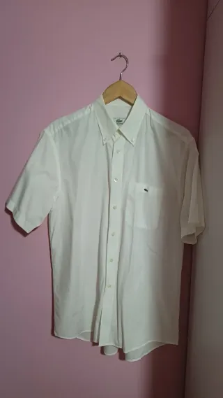 Camisa Lacoste Blanca Talla L