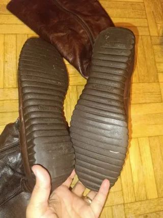 Botas de piel marrones