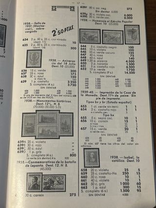 Catálogo Ilustrado España Sellos 1975