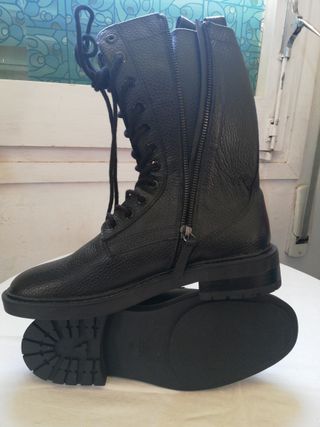 Botas ZARA Negras Talla 39 Nuevas