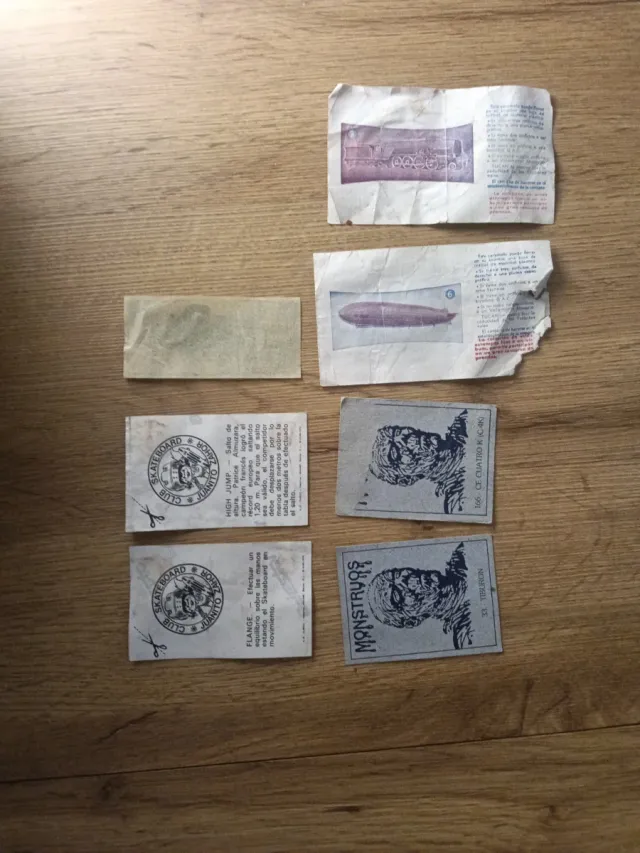 Lote cromos antiguos