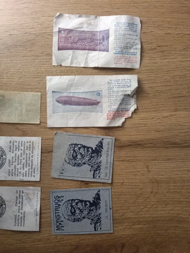 Lote cromos antiguos