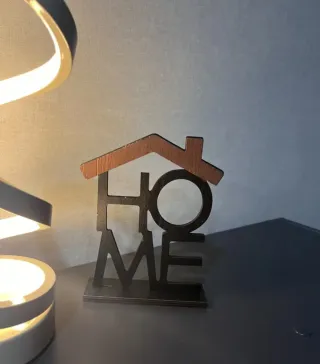 Decorazione casa in legno HOME