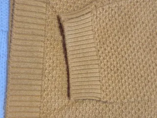 Jersey Benetton niño color mostaza