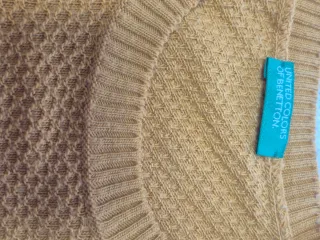 Jersey Benetton niño color mostaza