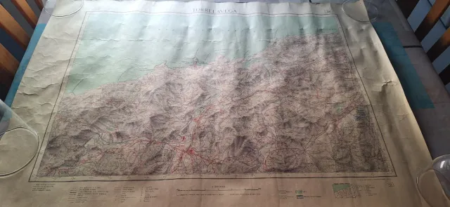 Mapa Antiguo Torrelavega 1971