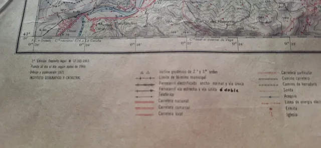 Mapa Antiguo Torrelavega 1971
