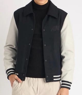 Giacca Antony Morato lana blu/beige taglia 52