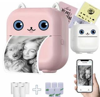 Impresora Fotos Portátil Mini + Papel