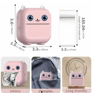 Impresora Fotos Portátil Mini + Papel