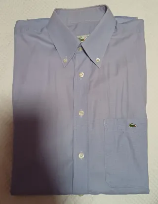 Camisa Lacoste Azul