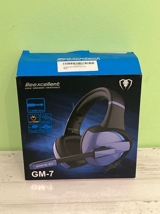 Cascos Gamer Beexcellent GM-7 3.5MM 4Pin AZUL