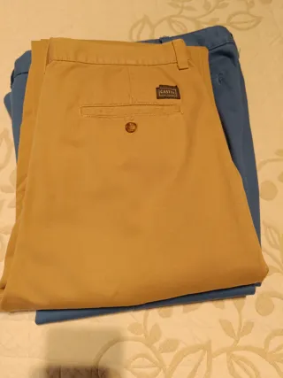 Pack Pantalones Caballero Azul Grisáceo