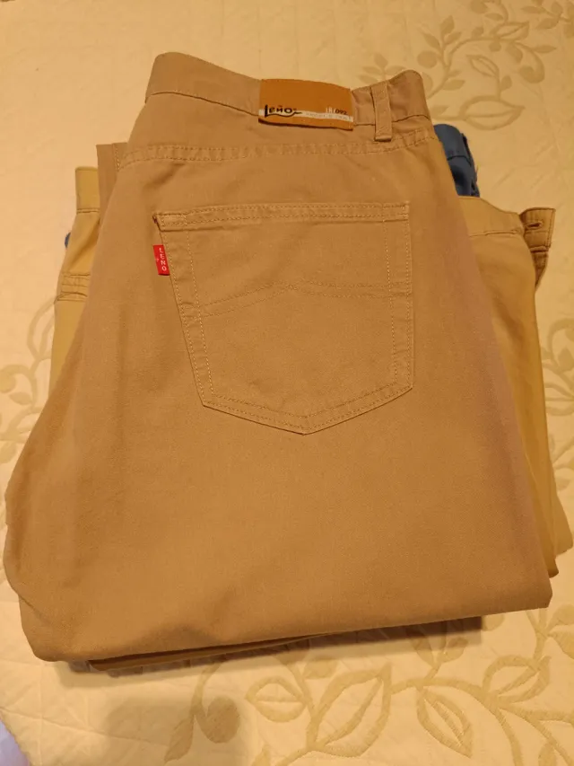 Pack Pantalones Caballero Azul Grisáceo