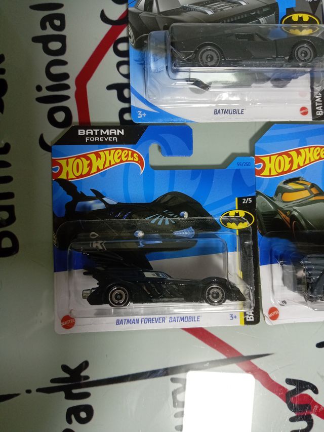 Lote 3 Hot Wheels Batman Batmobile