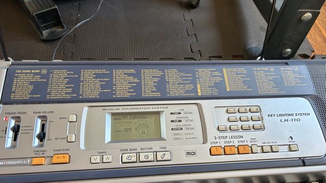 Teclado Casio LK-110