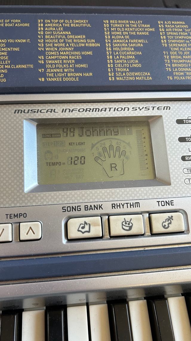 Teclado Casio LK-110