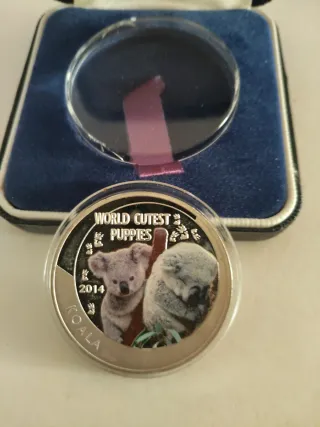 Moneda 1 Dólar Niue 2014 Koala