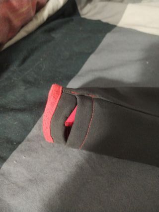 Chaqueta Neopreno Polar Negra y Roja