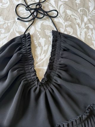 Vestido fiesta U Adolfo Domínguez negro