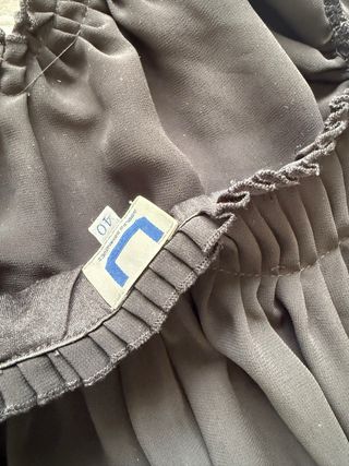 Vestido fiesta U Adolfo Domínguez negro