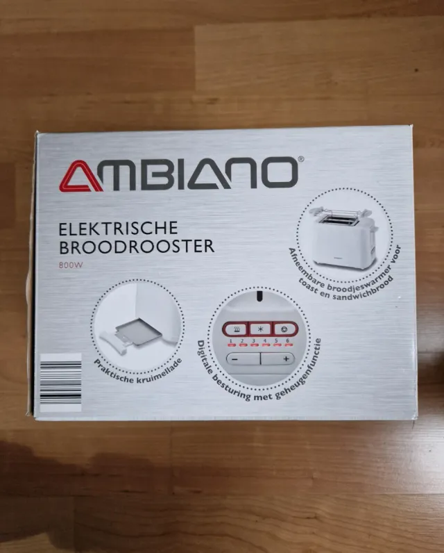 Tostadora eléctrica 800W