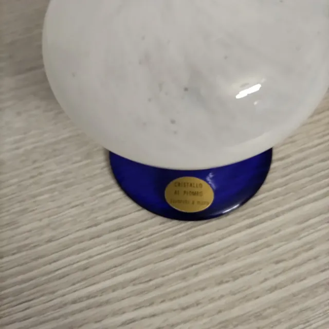 Set 3 vasi in vetro: blu, rosa, bianco