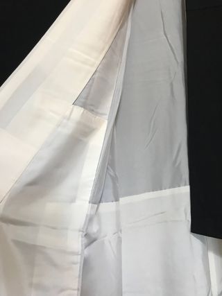 Kimono vintage nero con gru