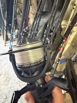 Cañas de carpa y siluro Decathlon