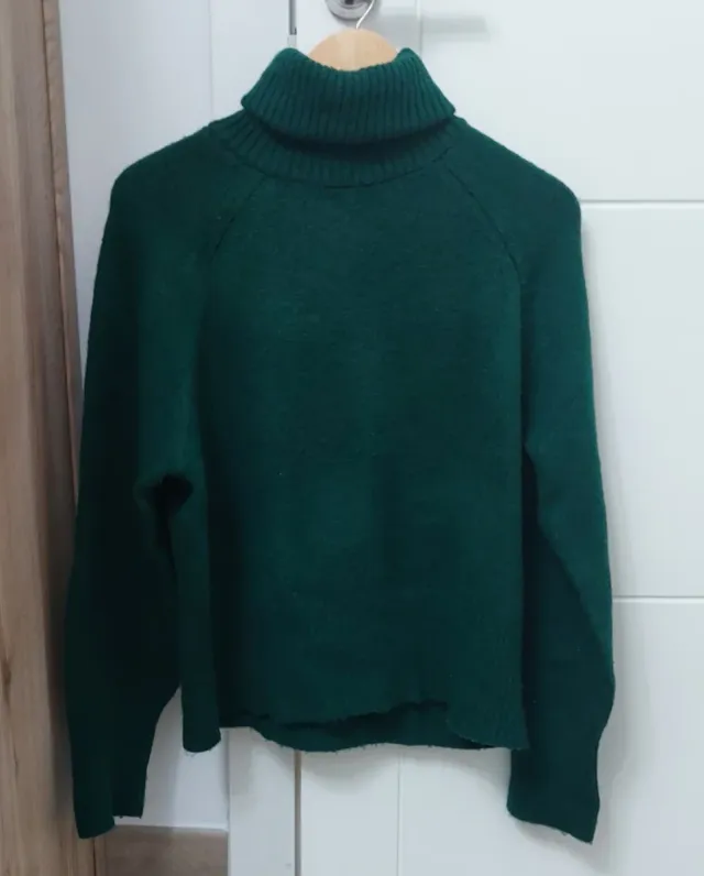 Jersey cuello alto verde