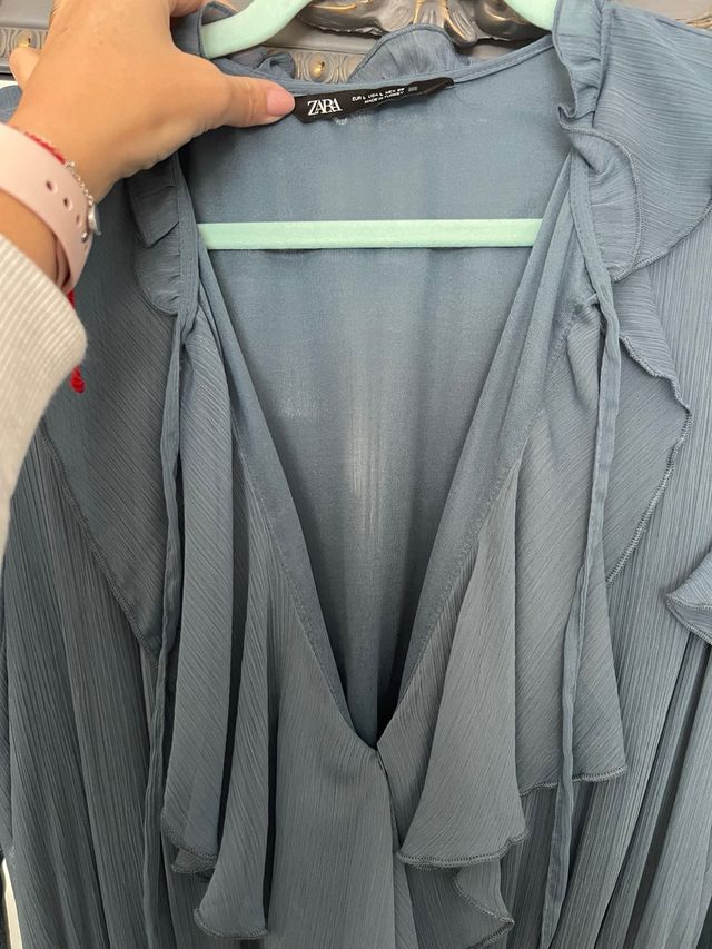Vestido Zara Azul Talla L