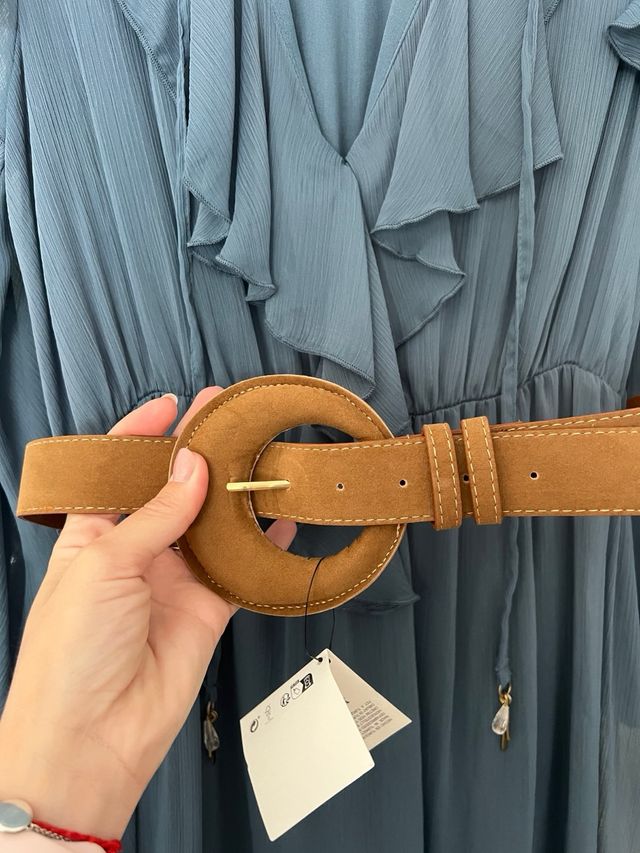 Vestido Zara Azul Talla L