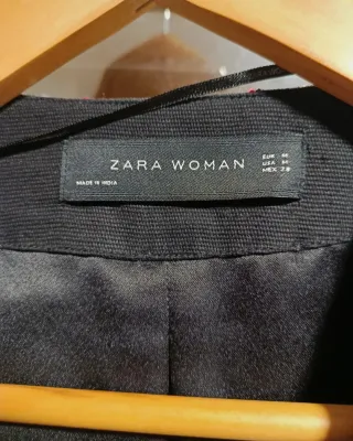 Chaqueta Zara Bordada Étnica Talla M