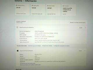 Intel Core i5-8500 8Gb 240GB SSD+3TB HDD