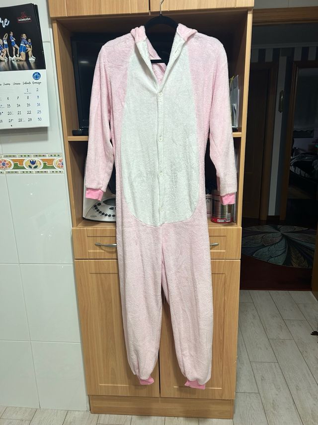 Pijama/Disfraz Cerdo Rosa Talla M