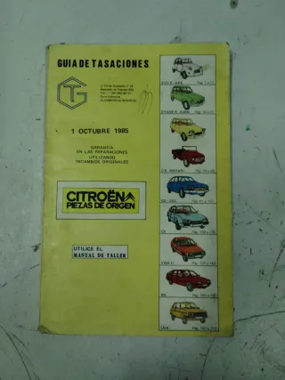 Manual Taller Citroën 1985