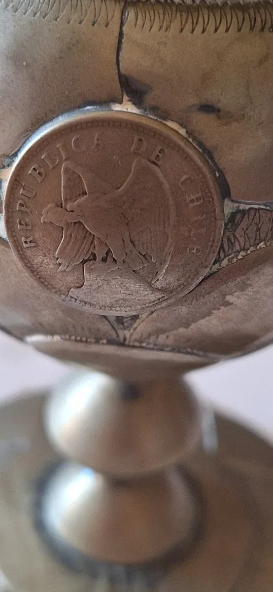 Adorno metálico de Chile