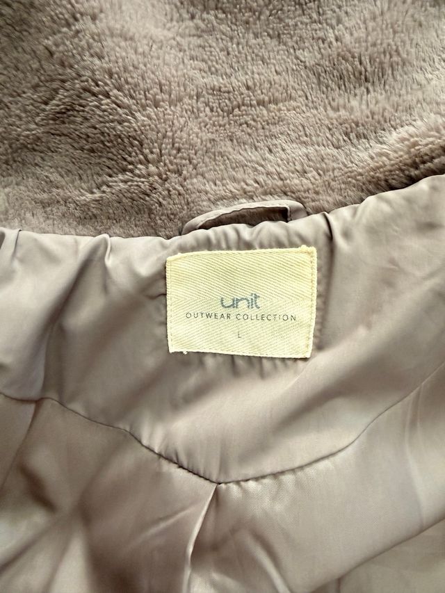 Abrigo acolchado largo mujer