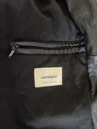 Cazadora cuero auténtico Motera XXL Medidas indica