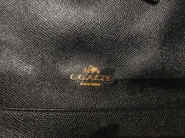 Bolso Coach Negro Piel