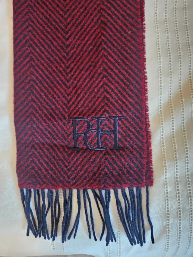 Bufanda Pedro del Hierro Azul/Burdeos