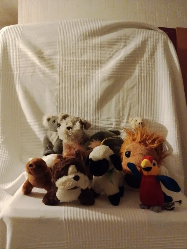 Lote de peluches animales