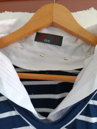 Jersey Rayas Azul y Blanco Talla XXL